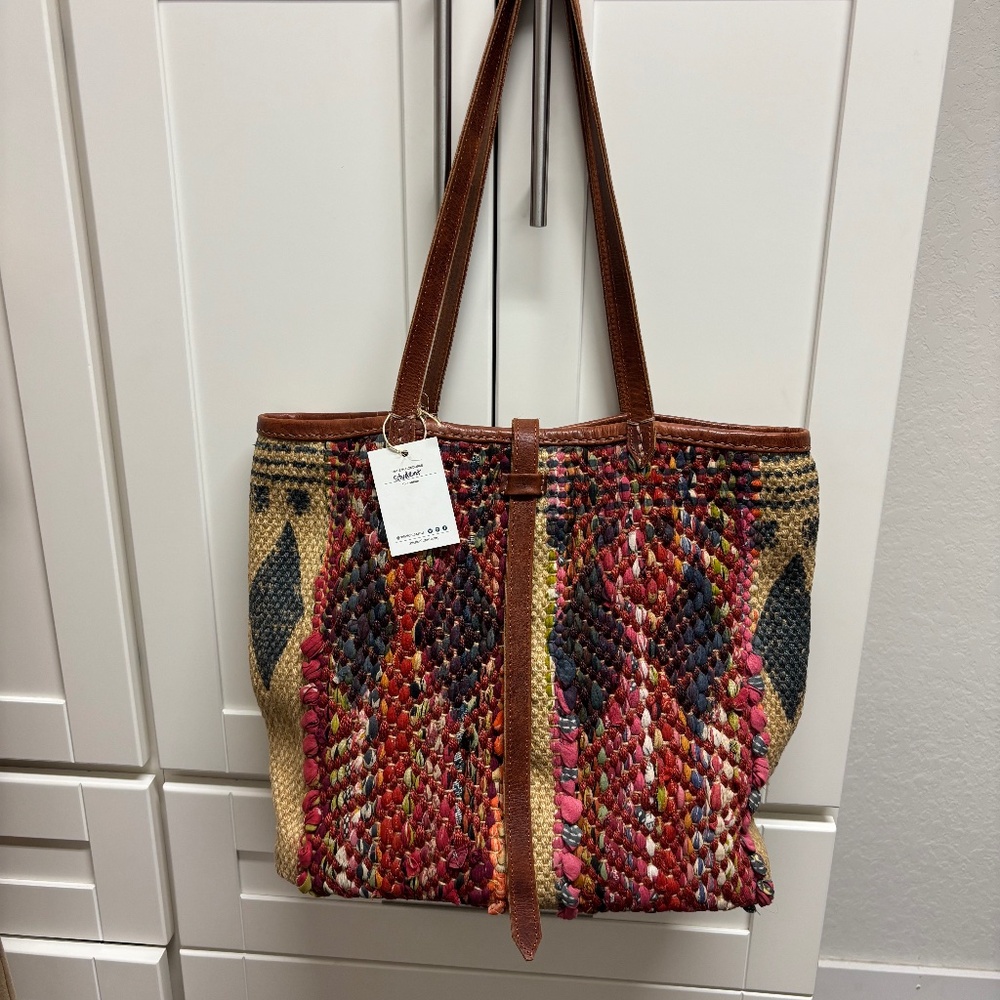 Purse, hand-crafted & hand painted